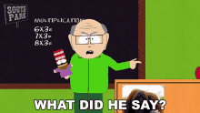 what did he say mr hat herbert garrison south park s3e10