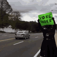 Vote Vader Darth Vader GIF - Vote Vader Darth Vader Sign GIFs