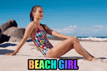 summer beach swimwear swimsuit beach girl