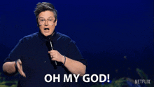 Oh My God Im So Surprised Hannah Gadsby GIF - Oh My God Im So Surprised Hannah Gadsby Hannah Gadsby Something Special GIFs
