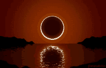 Pixel Art Sunset GIF