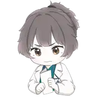 a cartoon drawing of a doctor reading a paper with the words perfect written above him