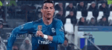 Cristiano Celebra Una Jugada En El Partido Contra La Juventus GIF - Juventus Real Madrid Cristiano Ronaldo GIFs