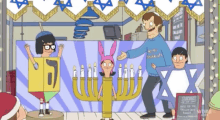 Feliz Hanuká / Hanukkah / Chanukah / Feriados Judaicos / Judeu / Bobs Burgers / Tina Belcher GIF - Happy Hanukkah Jewish Bobs Burgers GIFs