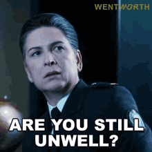 Are You Still Unwell Joan Ferguson GIF - Are You Still Unwell Joan Ferguson Wentworth GIFs