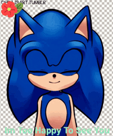 Happy Sonic GIF - Happy Sonic Im Happy To See You GIFs