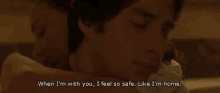 Garden State: When I'M With You, I Feel So Far. Like I'M Home. GIF - Garden State Zach Braff Andrew Largeman GIFs