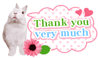 Thank You Kawaii Sticker - Thank You Kawaii Rabbit Stickers