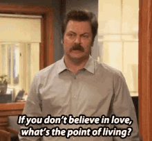 Parks And Rec Love GIF - Parks And Rec Love Ron Swanson GIFs