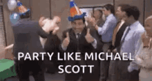 michael scott birthday gif