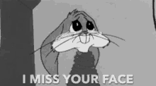 I Miss Your Face Looney Tunes GIF - I Miss Your Face Looney Tunes Bunny GIFs
