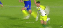 a blurry picture of a soccer game with the words centraldefutbol on the bottom