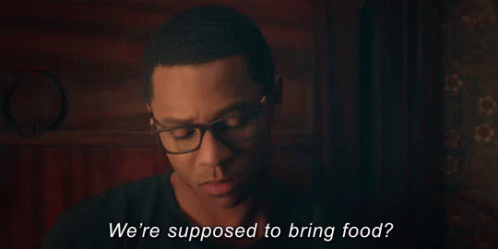 We'Re Supposed To Bring Food? GIF - Dear White People Dear White People Gi Fs De Ron Horton GIFs