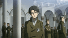 Aot Get On GIF - Aot Get On Line Up GIFs
