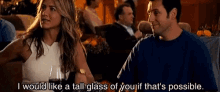 Tall Glass Of You Jennifer Aniston GIF - Tall Glass Of You Jennifer Aniston Just Go With It GIFs