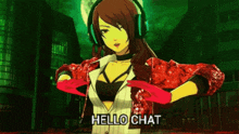 Chat Hello GIF - Chat Hello Persona5 GIFs