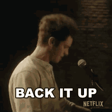 Back It Up Jon Larson GIF - Back It Up Jon Larson Andrew Garfield GIFs