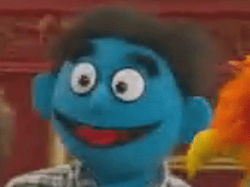 blue muppet characters