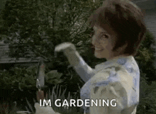 Tinafey Gardening GIF - Tinafey Gardening Ass GIFs