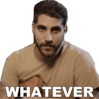 Whatever Rudy Ayoub Sticker - Whatever Rudy Ayoub I Dont Mind Stickers