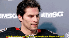 Adam Henrique Suitcase GIF - Adam Henrique Suitcase I Think The Christmas Gift This Year GIFs