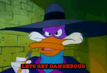 A GIF - Daffy Duck Lets Get Dangerous Detective GIFs