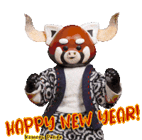 Komoru Panda Ox Sticker - Komoru Panda Ox Happy New Year2021 Stickers