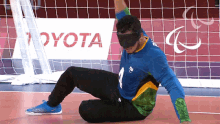 raised fist leomon moreno brazil paralympic goalball team wethe15 hurray