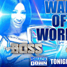 Sasha Banks The Boss GIF - Sasha Banks The Boss Smack Down Womens Champion GIFs