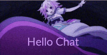 Hello Chat Gif Hyperdimension Neptunia GIF - Hello Chat Gif Hello Chat Hyperdimension Neptunia GIFs