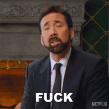 Fuck Nicolas Cage GIF - Fuck Nicolas Cage History Of Swear Words GIFs