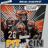 Cincinnati Bengals Vs. Pittsburgh Steelers Pre Game GIF - Nfl National Football League Football League GIFs