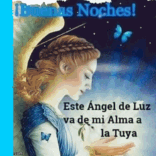 buenas noches angel wings butterfly bendecido descanso