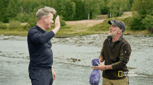 High Five Gordon Tries Smoked Oysters GIF - High Five Gordon Tries Smoked Oysters Well Done GIFs