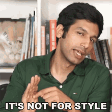 its not for style kanan gill its not for fashion its nothing stylish