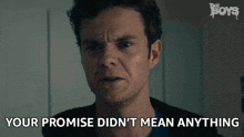 Your Promise Didn'T Mean Anything Hughie GIF - Your Promise Didn'T Mean Anything Hughie The Boys GIFs