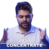 Just Concentrate Ignace Aleya Sticker - Just Concentrate Ignace Aleya Focus Stickers