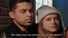 Is This How You Sit With Your Dinner Dates Wilmer Valderrama GIF - Is This How You Sit With Your Dinner Dates Wilmer Valderrama From Dusk Till Dawn GIFs