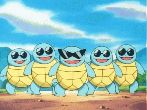 Squirtle Squad GIFs | Tenor