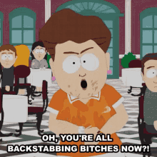 Oh Youre All Backstabbing Bitches Now Harriet Biggle GIF - Oh Youre All Backstabbing Bitches Now Harriet Biggle South Park GIFs