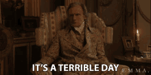 Its A Terrible Day Bill Nighy GIF - Its A Terrible Day Bill Nighy Mr Woodhouse GIFs