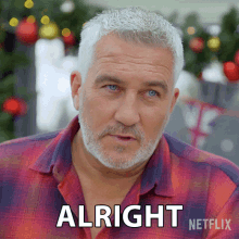 Alright Paul Hollywood GIF - Alright Paul Hollywood The Great British Baking Show Holidays GIFs