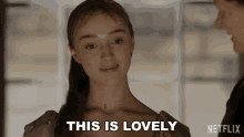 This Is Lovely Phoebe Dynevor GIF - This Is Lovely Phoebe Dynevor Daphne Bridgerton GIFs