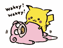 wake pikachu