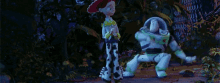 My ‘flirting’ GIF - Toy Story Buzz Lightyear Jessie GIFs