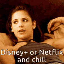 Disney Plus Netflix And Chill GIF - Disney Plus Netflix And Chill Whatever GIFs