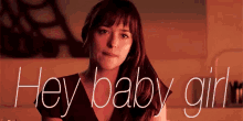 Baby Girl GIF - Baby Girl Fifty Shades Of Grey Dakota Johnson GIFs