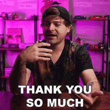 Thank You So Much Jared Dines GIF - Thank You So Much Jared Dines Thanks A Lot GIFs