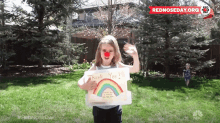 Waving Red Nose Day Specail GIF - Waving Red Nose Day Specail Hello GIFs