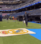 Rio Ferdinand Real Madrid Logo Respect Moment GIF